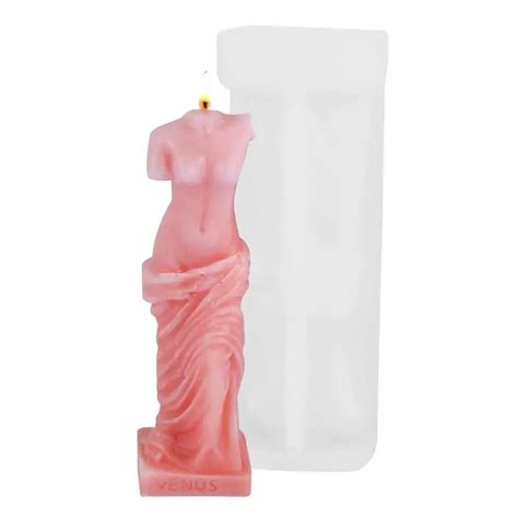 Форма для свечей в виде богини 3D силиконовые формы в виде римской