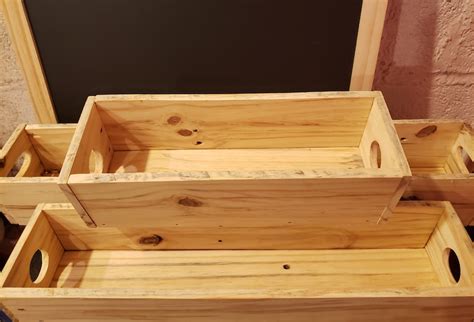 Custom Unfinished Wooden Box 18 X 12 X 5 Etsy