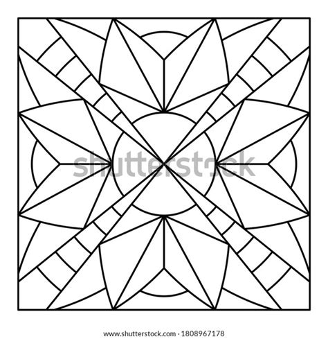 Tile Pattern Design White Background Good Stock Vector Royalty Free