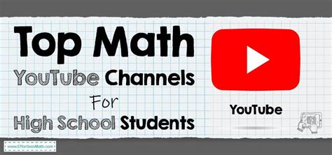 Top 5 Best Math Youtube Channels For High School Students Effortless