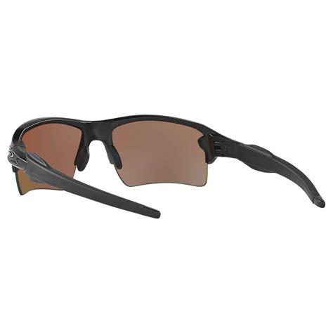 oakley oo9188 men s flak 2 0 xl prizm™ polarised rectangular sunglasses matte black deep water