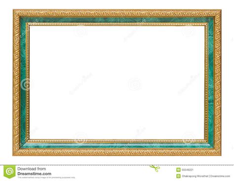 Beautiful Gold Frame Isolated On White Background Stock Image ...
