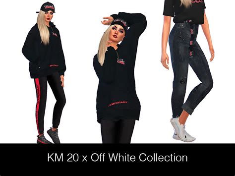 Streetwear For Sims 4 Hypesim Km20 X Off White Collection With This