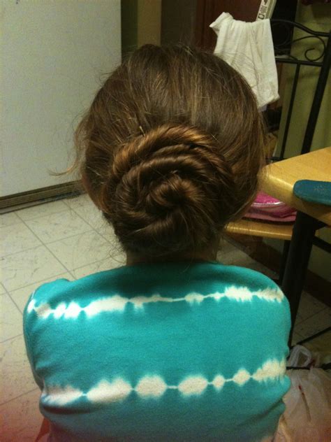 Leave the cinnamon mask on your hair for 5 hours. Cute bun, looks like a cinnamon roll :) | Cute buns, Hair ...