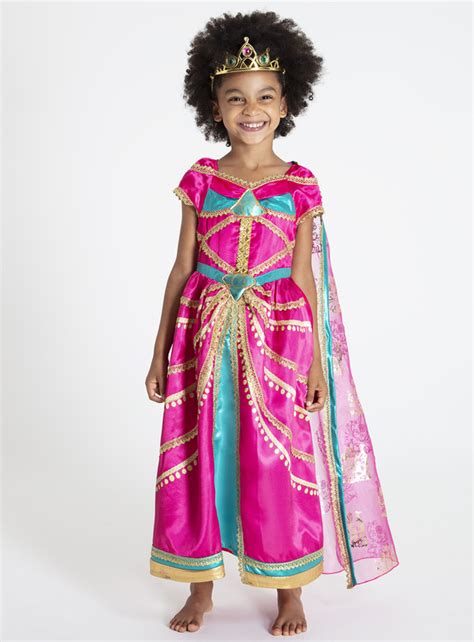 Fancy Dress Online Exclusive Disney Aladdin Princess Jasmine Pink