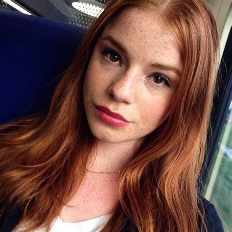 Luca Hollestelle Red Hair Woman Beautiful Freckles Beautiful Redhead