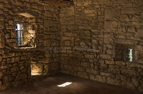 Empty Room In Abandoned Castle Stock Photo Image Of Defensive