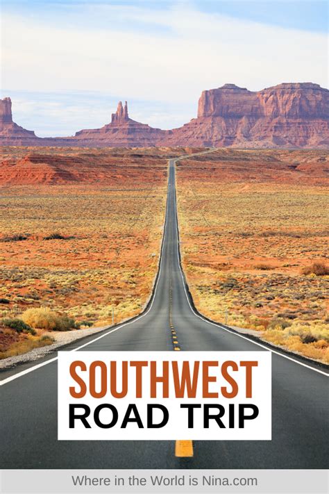 Your Southwest Road Trip Itinerary 1 Week 2 Months Road Trip Usa