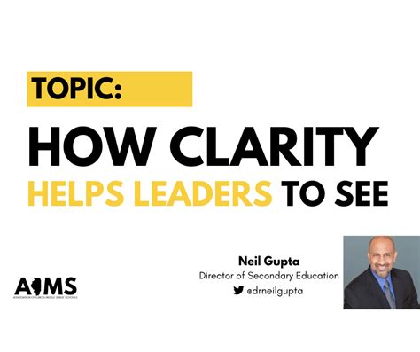 How Clarity Helps Leaders To See Association Of Middle Grade Schools