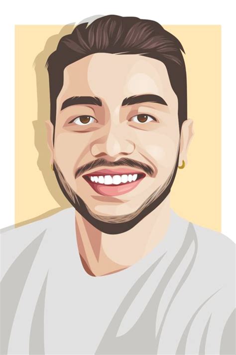 Draw Your Photo Into A Beautiful Cartoon Vector Art Portrait By