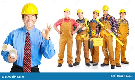 Contractors People Stock Image Image Of Construction 18149003