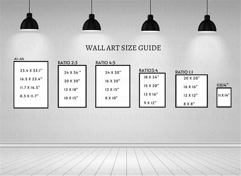 wall art size guide frame size guide poster size chart etsy my xxx hot girl