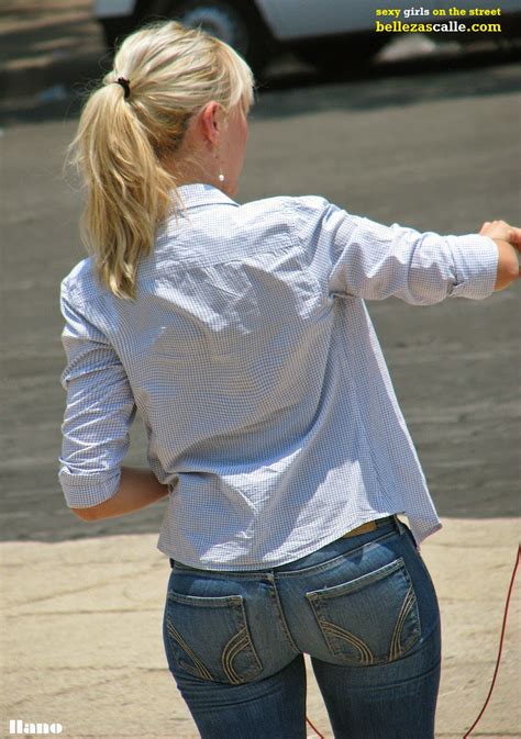 Sexy Curvy Blonde Ass Jeans Telegraph