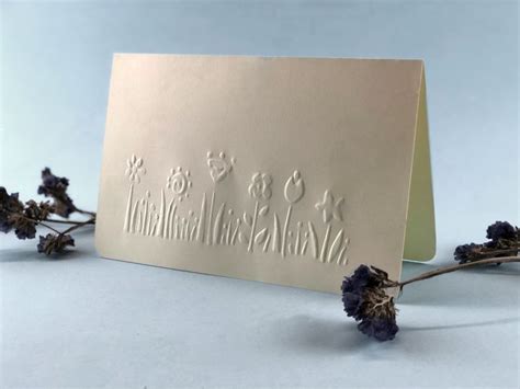 How To Dry Emboss Without A Fancy Machine Embossed Paper Embossed
