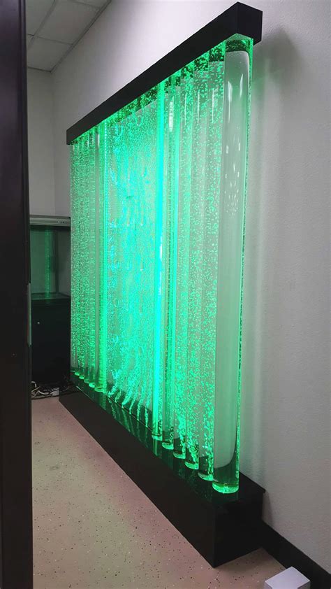 65 X 65 Led Full Color Bubble Wall Water Fountain Panel Restaurant