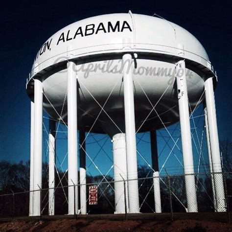 Water Tower Clanton Alabama Water Tower Alabama Happy Travels