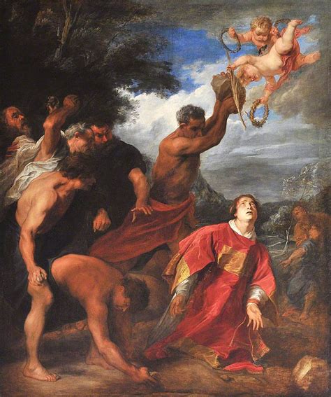 Van Dyck The Stoning Of Saint Stephen 1623 1625 Anthony Van Dyck