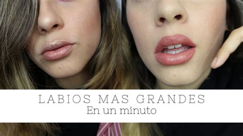 Labios Mas Grandes En Un Minuto Youtube