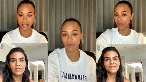 Последние твиты от zoe saldana (@zoesaldana). Zoe Saldana | Instagram Live Stream | 6 May 2020 | IG LIVE ...
