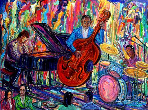 Jazz Trio Painting By Arthur Robins