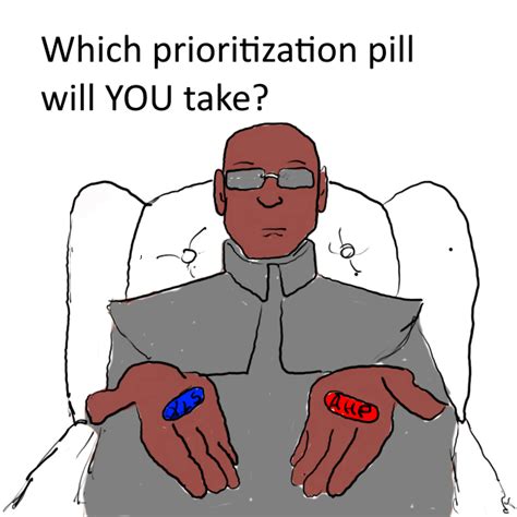 Red Pill Or Blue Pill Fix Prioritization Now