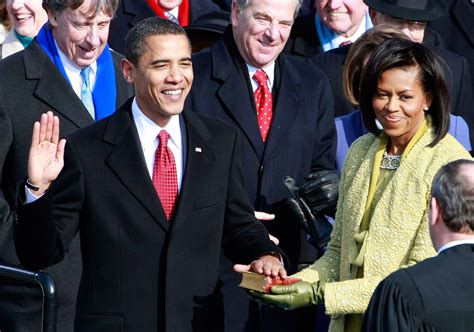 Barack Obama Is Sworn In As 44th President Of The United States The