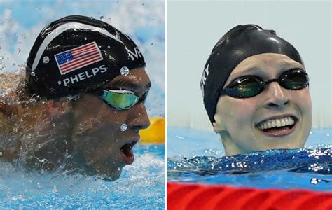 Phelps Wins Pair Of Golds Ledecky Races To Win The Blade