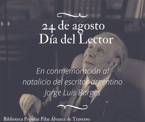 24 De Agosto Día Del Lector Argentino