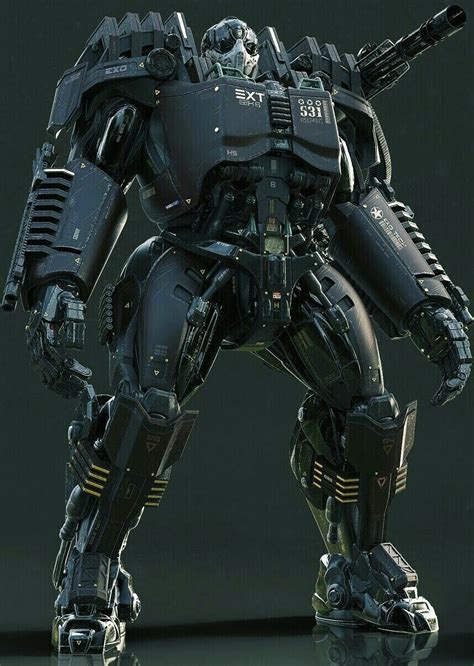 Exoskeleton Mk1 Christophe Lacaux Tactical Armor Futu