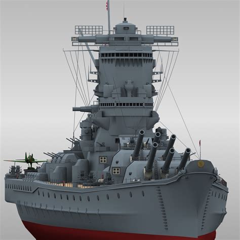3d Model Ijn Yamato