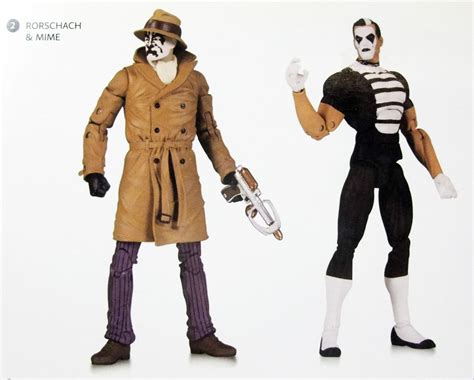 Watchmen Doomsday Clock Dc Collectibles Rorschach And Mime