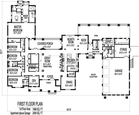 We love seeing our house plans purchased and built all across the country, but we also love we charge a flat $500 fee to customize our house plans. 6 Bedroom Bungalow 10000 SF 1 Storey House Plans Sioux ...