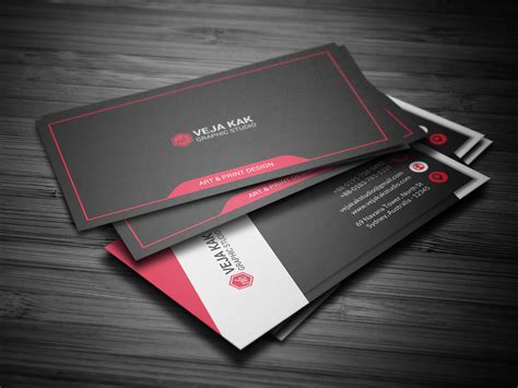 Whichever card you choose, make sure to align the look and feel of the design with the kind of market you're in. Creative Business Card on Behance