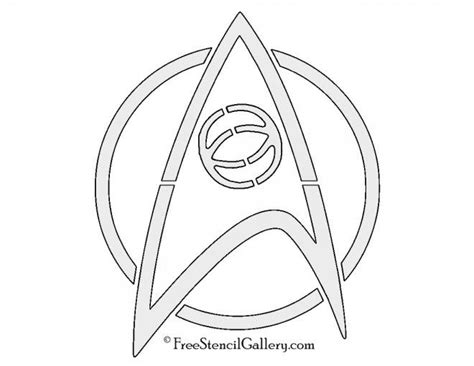 Star Trek Science Insignia Stencil Star Trek Tattoo Star Trek