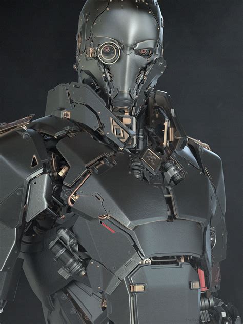 Artstation The Commissioner Yeongjin Jeon Futuristic Robot Robots