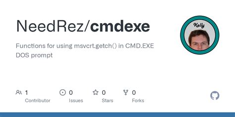 Github Needrezcmdexe Functions For Using Msvcrtgetch In Cmdexe