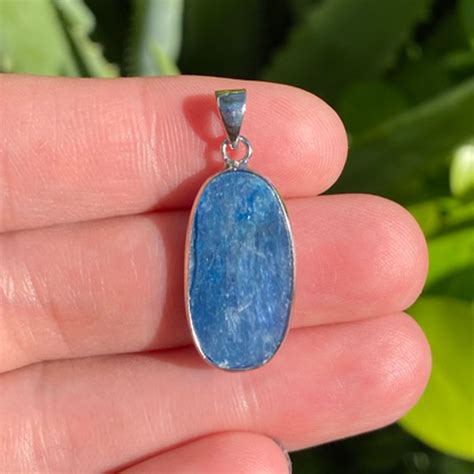 Blue Kyanite Pendant Natural Gemstone Pendant Focal Bead Sold By
