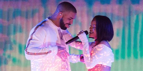 rihanna and drake perform on anti world tour together drake makes surprise appearance at