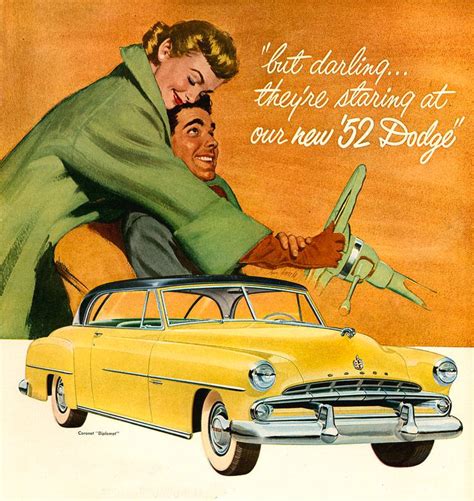 1950s Usa Dodge Magazine Advert Detail By The Advertising Archives