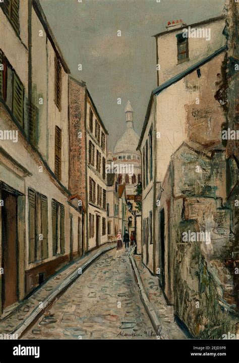 Maurice Utrillo Rue Saint Rustique Hi Res Stock Photography And Images
