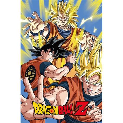 Broly, was the first film in the dragon ball franchise to be produced under the super chronology. Poster Dragon Ball Z Goku - Achat / Vente affiche - poster - Cdiscount