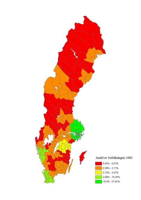 Hur stor del av Sveriges befolkning bor egentligen i Stockholm ...