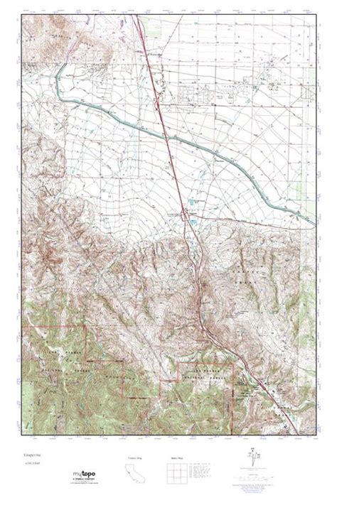 Mytopo Grapevine California Usgs Quad Topo Map