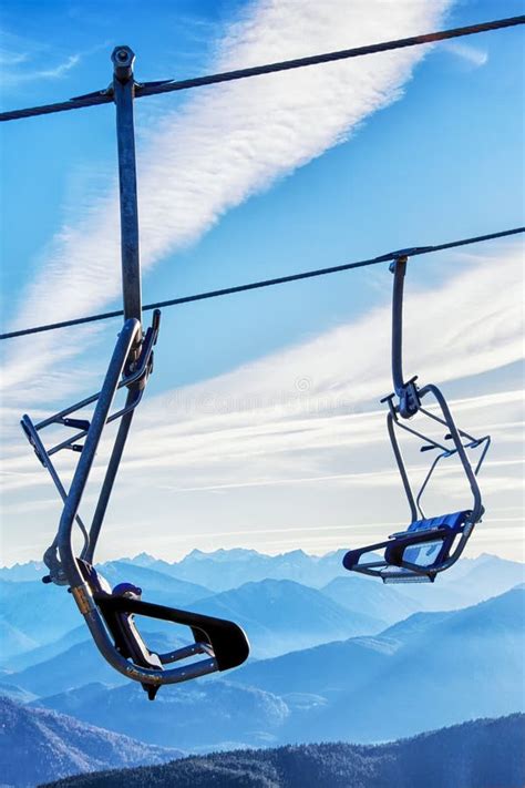 Ski Lift Chairs Stock Photo Image Of Gondola Alpine 68263144