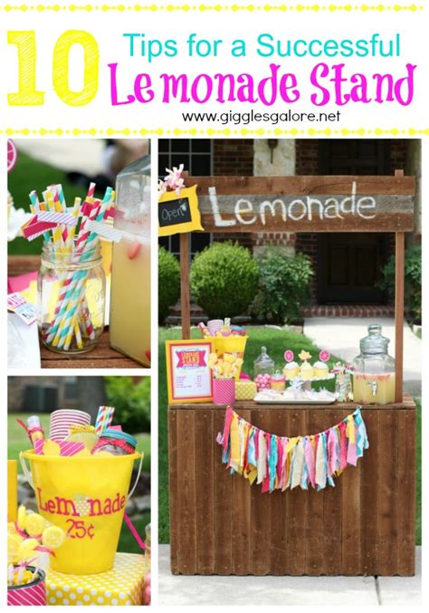 10 lemonade stand ideas and tips how to make and have a successful stand