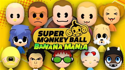 Every Super Monkey Ball Banana Mania Mii And Dlc Ever Youtube