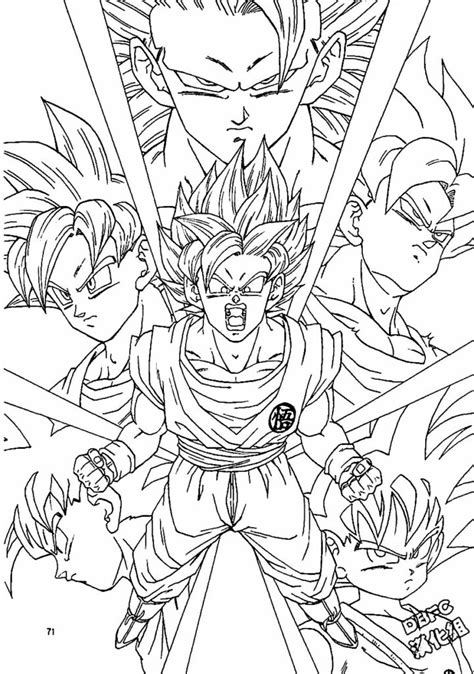 Desenhos De Goku Para Colorir Images