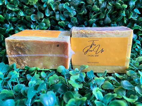 The Glow Up Turmeric Facial Soap Skin Brightening Etsy