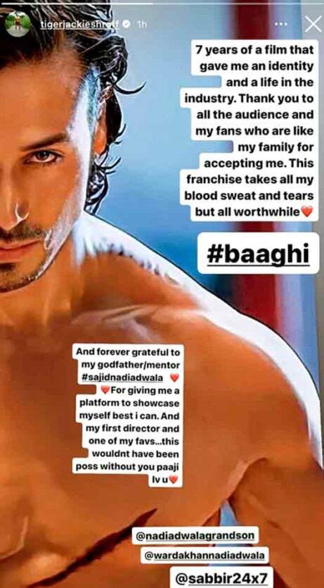 Tiger Shroff S Baaghi Completes Years As The Actor Pens A Heartfelt