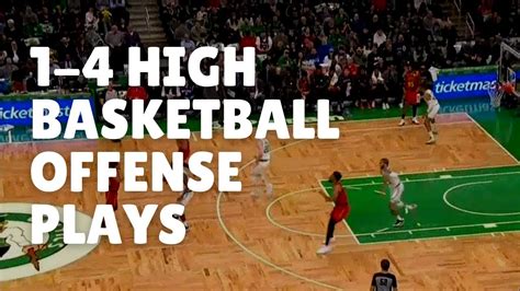1 4 High Basketball Offense Plays Youtube